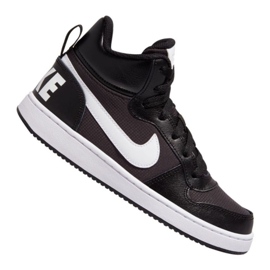 Nike Court Borough Mid Pe (GS) Jr BV1607-001 sko sort