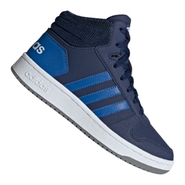 Adidas Hoops Mid 2.0 Jr EE6707 sko marine blå