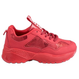 SHELOVET Moro røde sneakers