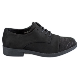 Best Shoes Sko Med Krystaller sort
