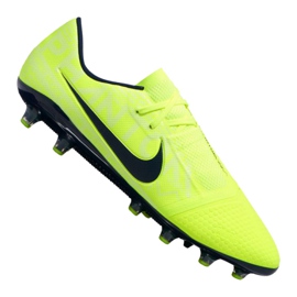 Nike Phantom Vnm Pro AG-Pro M AO0574-717 gule sko