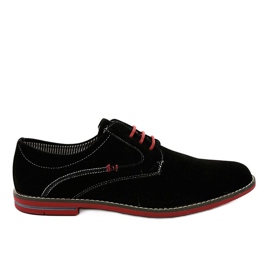 Sorte elegante lave sko 6-688