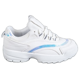 SHELOVET Moderigtige hvide sneakers