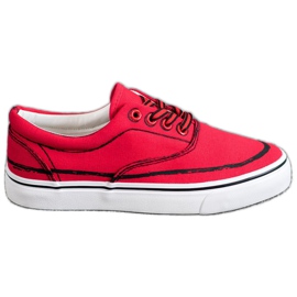 Bestelle Moderigtige sneakers rød