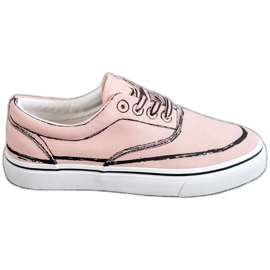 Bestelle Moderigtige sneakers lyserød