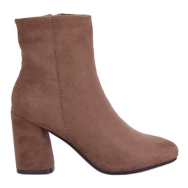 Høje hæle beige 3486 Khaki