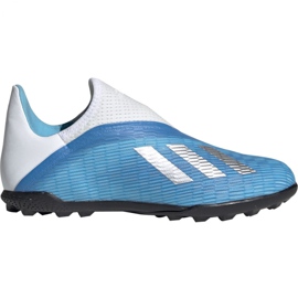 Adidas X 19.3 Ll Tf Jr EF9123 fodboldstøvler blå blå