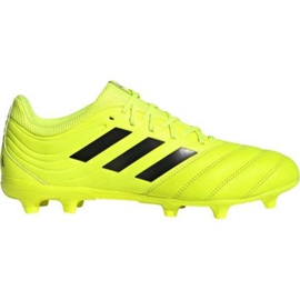Adidas Copa 19.3 Fg M F35495 fodboldstøvler gul gul