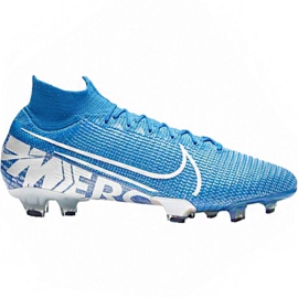 Nike Mercurial Superfly 7 Elite Fg M AQ4174-414 fodboldsko blå blå