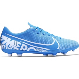 Nike Mercurial Vapor 13 Club FG / MG M AT7968-414 fodboldsko blå blå
