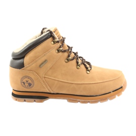 American Club Snørestøvler ES40 camel brun flerfarvet