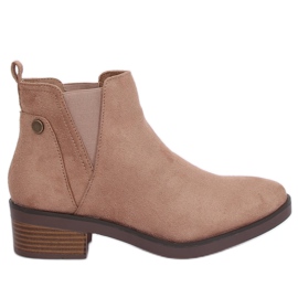 Beige Chelsea støvler til kvinder 8B978 Khaki