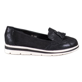 Bestelle Loafers på platformen sort