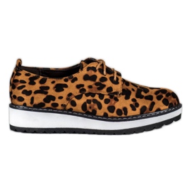 Marquiz Kvinders brogues med pletter flerfarvet