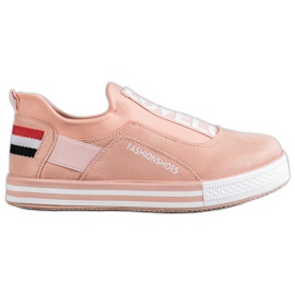 SHELOVET Lovelo Slip-On sneakers lyserød