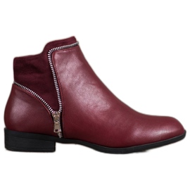 Anesia Paris Maroon damestøvler rød