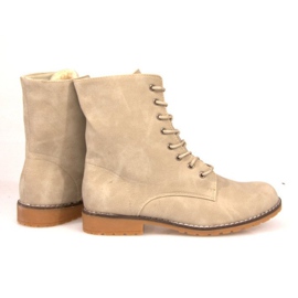 Varme støvler Military Q99 Beige