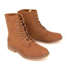 Varme støvler Military Q99 Camel brun
