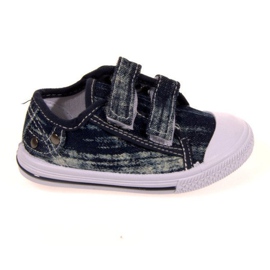 Unisex sneakers til børn med velcro K3701 Blå