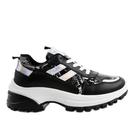 Sorte stilfulde sportssko 690051