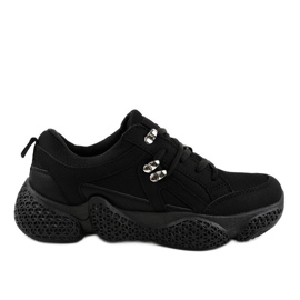 Sort fashionable kvinders sportssko BD-5