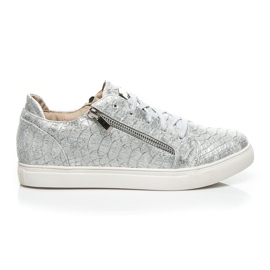Vices Sølv mode sneakers grå