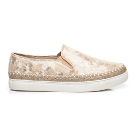 Vices Slip Ony som Espadrilles gul