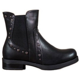 Bestelle Slip-on støvler med jetfly sort