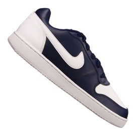 Nike Ebernon Low M AQ1775-401 sko hvid marine blå