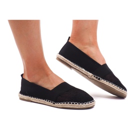 Sneakers Espadrilles Openwork 188-38 Sort