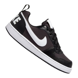 Nike Court Borough Low Pe (GS) Jr BQ7566-002 sko sort sort