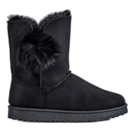 SHELOVET Mukluki Med Pompom sort
