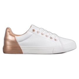 Bestelle Eco læder sneakers hvid