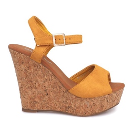 Kile Sandaler Kork 5H5654 Gul