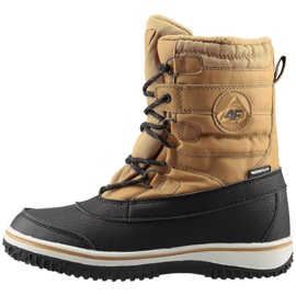 Vintersko 4F Jr HJZ19-JOBMA001 71S beige sort