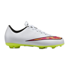 Nike Mercurial Victory V Fg Jr 651634-170 fodboldsko hvid hvid