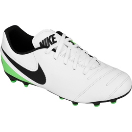 Nike Tiempo Rio Iii Fg Jr 819195-103 fodboldsko flerfarvet hvid