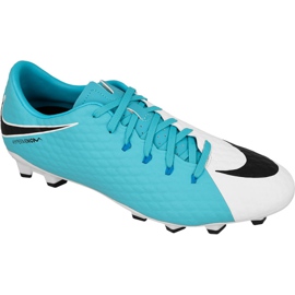 Nike Hypervenom Phelon Iii Fg M 852556-104 fodboldstøvler flerfarvet blå