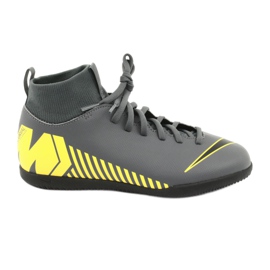 Indendørs sko Nike Mercurial Superfly X 6 Club Ic Jr AH7346-070 grå