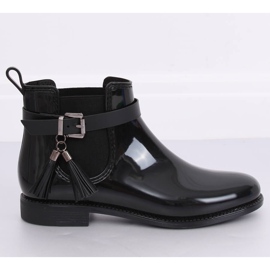 Black Galoshes Jodhpur-støvler til kvinder sort PT-119 Black II