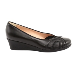 Komfortable pumps på en sort Espinto 232 wedge