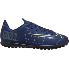 Nike Mercurial Vapor 13 Club Mds Tf Jr CJ1179-401 fodboldsko flerfarvet marine blå