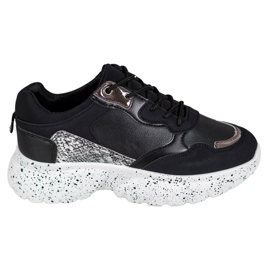 Mckeylor Moderigtige sneakers sort