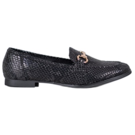 Snake Print VICES loafers sort