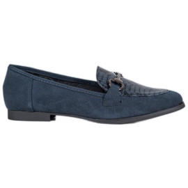 Snake Print VICES loafers blå