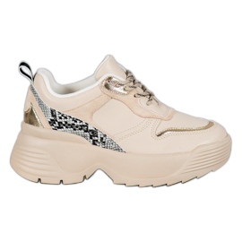 Beige VICES sneakers