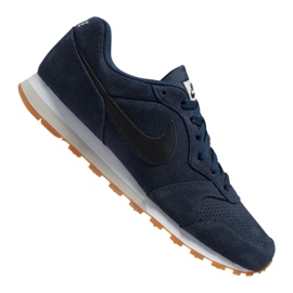 Nike Md Runner 2 Suede M AQ9211-401 sko marine blå