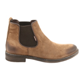 Chelsea støvler slip-on støvler Badura 4754 brun