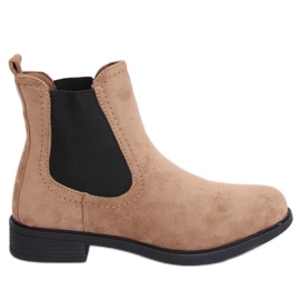 Beige Jodhpur støvler B-6856 Khaki