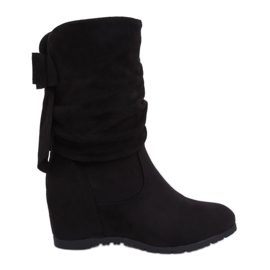 Sorte kilestøvler H8120 Negro